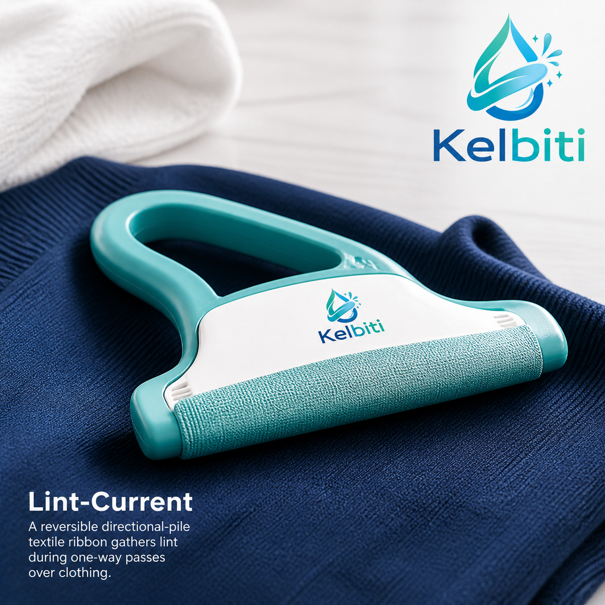 Kelbiti™ Lint Current Fabric Sweep Tool