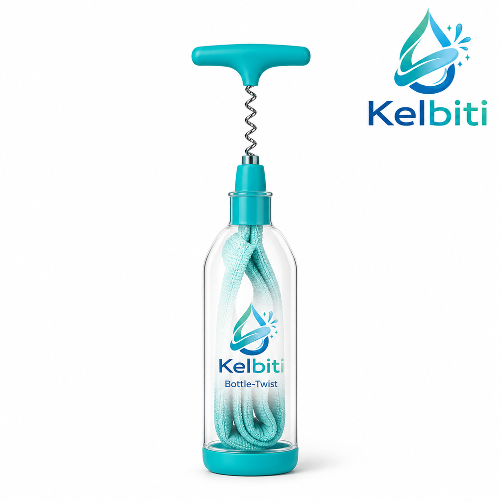 Kelbiti™ Bottle Twist Manual Bottle Cleaning Tool