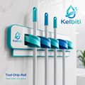 Kelbiti™ Tool Drip Rail Wall-Mounted Cleaning Organizer
